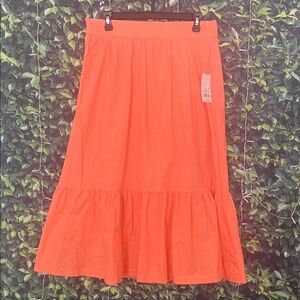 a new day Women's A-Line Skirt in Vibrant Orange with Pockets